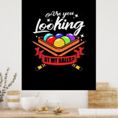 Billiard Player | Suchen Sie Billard Pools? Poster (Küche)