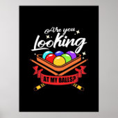 Billiard Player | Suchen Sie Billard Pools? Poster (Vorne)