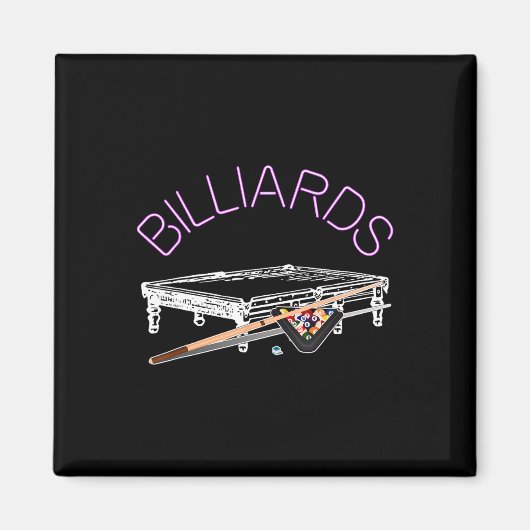 Billiard Pool Game Magnet (Vorne)