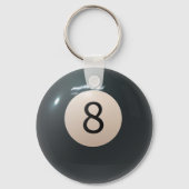 Billiard Pool Keyring Aight Ball Schlüsselanhänger (Vorderseite)