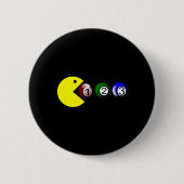 Billiard Pool Ll - Funny Billiards Player Lover th Button (Vorderseite)