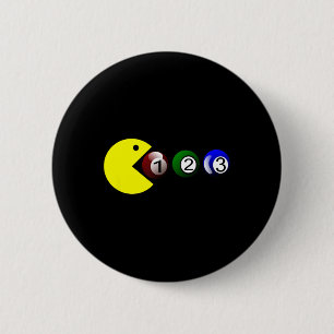 Billiard Pool Ll - Funny Billiards Player Lover th Button