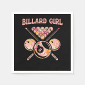 Billiard Pool Player Billard 8-Ball Serviette (Vorderseite)