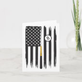 Billiard Pool Player Billiard Tabelle USA US Ameri Karte (Vorderseite)