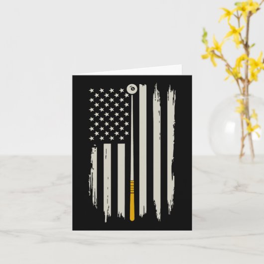 Billiard Pool Player Billiard Tabelle USA US Ameri Karte (Gelbe Blume)