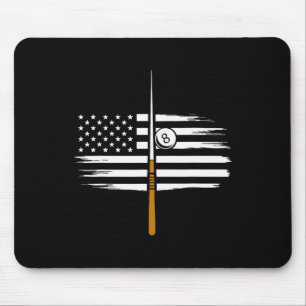 Billiard Pool Player Billiard Tabelle USA US Ameri Mousepad