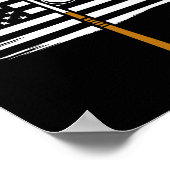 Billiard Pool Player Billiard Tabelle USA US Ameri Poster (Ecke)