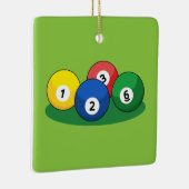 Billiard Pool Snooker Balls Keramikornament (Rechts)