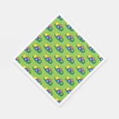 Billiard Pool Snooker Balls Muster Serviette (Ecke)