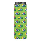 Billiard Pool Snooker Balls Muster Thermosbecher (Rückseite)