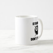 Billiard Pool Snooker Player Funny Stroke Es nicht Kaffeetasse (VorderseiteRechts)