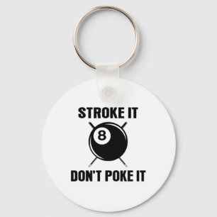 Billiard Pool Snooker Player Funny Stroke Es nicht Schlüsselanhänger