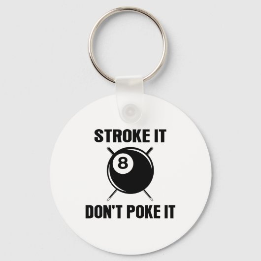Billiard Pool Snooker Player Funny Stroke Es nicht Schlüsselanhänger (Vorderseite)