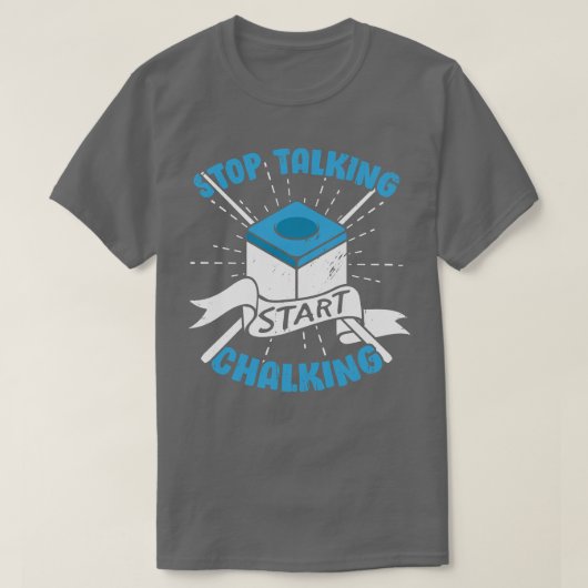 Billiard Pool Snooker Player Geschenk T-Shirt (Design vorne)