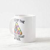 Billiard Pool Spieler Tasse (Vorderseite Links)