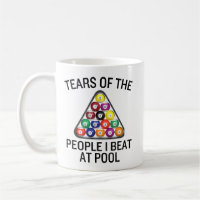 Billiard Pool Spieler Tasse