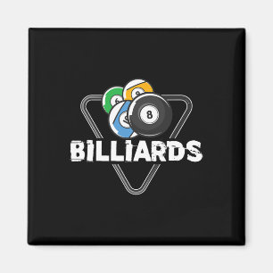 Billiard Rack Billiard Player Snooker 8 Ball Cue Magnet