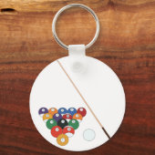 Billiard Schlüsselanhänger (Vorderseite)