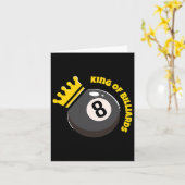 Billiard Snooker liebt I King of Billiards Karte (Gelbe Blume)