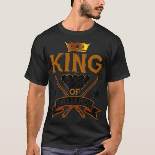 Billiard Snooker liebt König von Billard T-Shirt