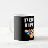 Billiard Snooker Pool 8 Ball Funny Gift Kaffeetasse (Vorderseite Links)