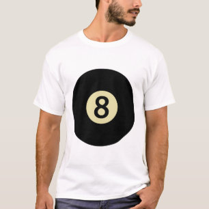 Billiard Snooker Pool Ll Nummer 8 Billiard Player T-Shirt