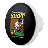 Billiard Snooker Retro Keramikknauf (Rechts)