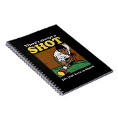Billiard Snooker Retro Notizblock (Rechte Seite)