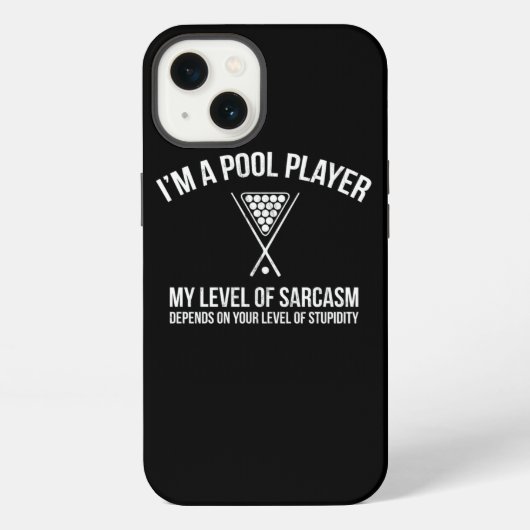 Billiard Snooker Sarcasm Funny  iPhone Hülle (Rückseite)