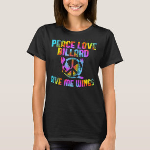 Billiard Spieler Frieden Snooker Peace Liebe Billi T-Shirt