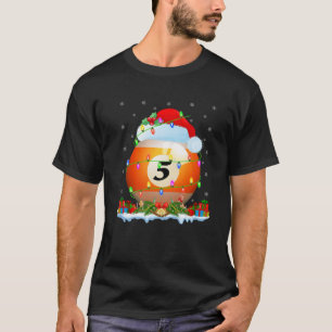 Billiard Sportlover Weihnachtsmannmütze Billiard T-Shirt