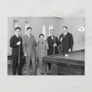 Billiard Stars: 1927 Postkarte