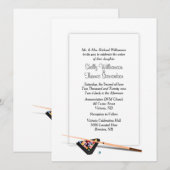 Billiard Theme Wedding Einladung (Vorne/Hinten)