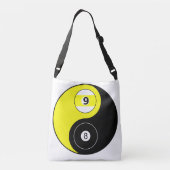 Billiard Tote Bag Tragetaschen Mit Langen Trägern (Rückseite)