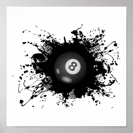 Billiard Urban Style Poster (Vorne)