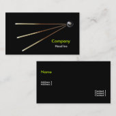 Billiard-Visitenkarte Visitenkarte (Vorne/Hinten)