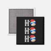 Billiard Weihnachtsfeier Weihnachtsmannmütze Pool Magnet (Vorderseite/Rückseite)