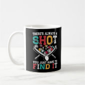 Billiard Zitat Funny 8 Ball Player Kaffeetasse (Links)