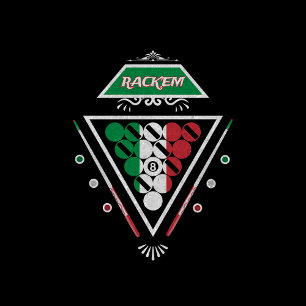 BILLIARDEN ITALIEN HERKUNFT POOL SNOOKER T - Shirt