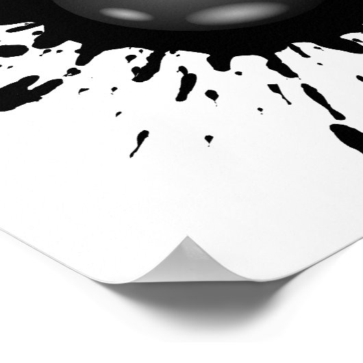 Billiardexplosion Poster (Ecke)