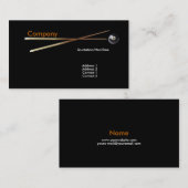 Billiardkarte Visitenkarte (Vorne/Hinten)