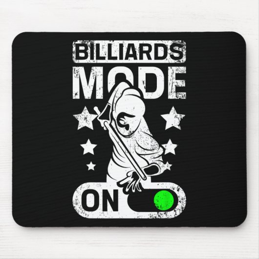 Billiardmodus eingeschaltet mousepad (Vorne)