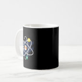 Billiards Atom Science Shirt 8Ball Pool Lovers Bil Kaffeetasse (Vorderseite Links)