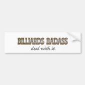 BILLIARDS AUTOAUFKLEBER (Vorne)