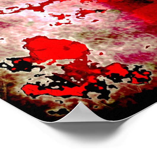 BILLIARDS BALL NUMMER 8 POSTER (Ecke)