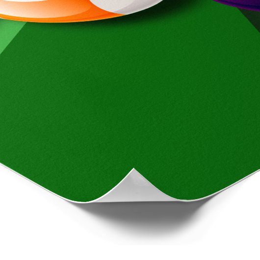 BILLIARDS BALLS POSTER (Ecke)