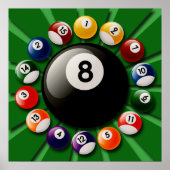 BILLIARDS BALLS POSTER (Vorne)