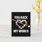 Billiards Billard Pool Player Ball Pub Herzblut Va Karte (Gelbe Blume)