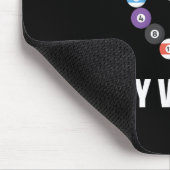 Billiards Billard Pool Player Ball Pub Herzblut Va Mousepad (Ecke)