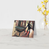 Billiards - Caillebotte, 1876 Kunstwerke Karte (Gelbe Blume)